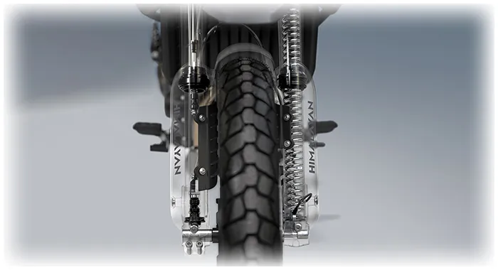Royal Enfield Himalayan 440 — suspension and brakes