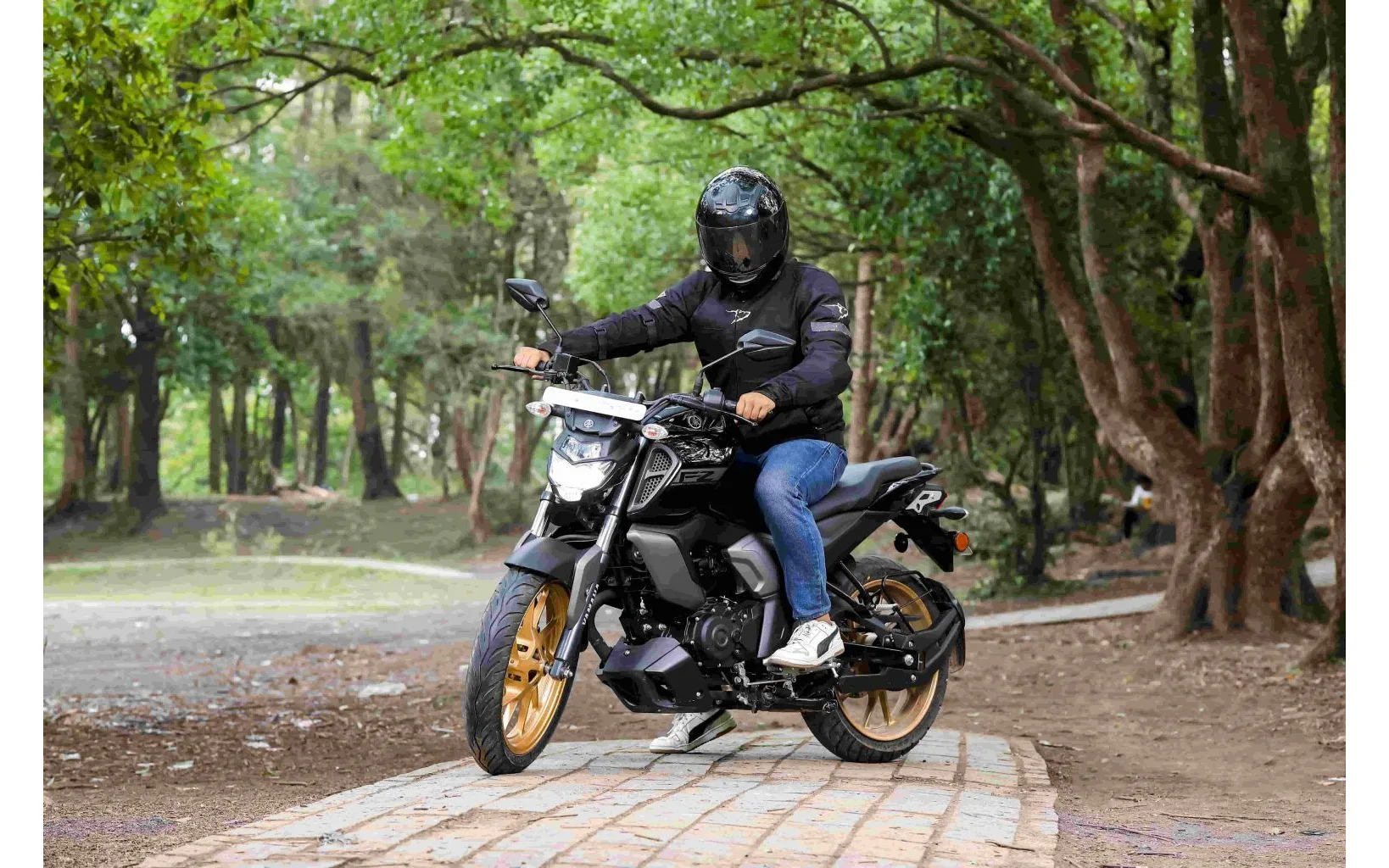 Yamaha FZ — seat and riding position