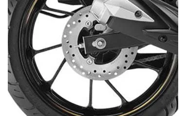 Yamaha FZS V2 — suspension and brakes