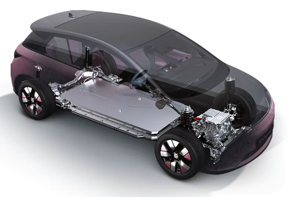 e-Platform 3.0 — Blade Battery, motor & chassis integration
