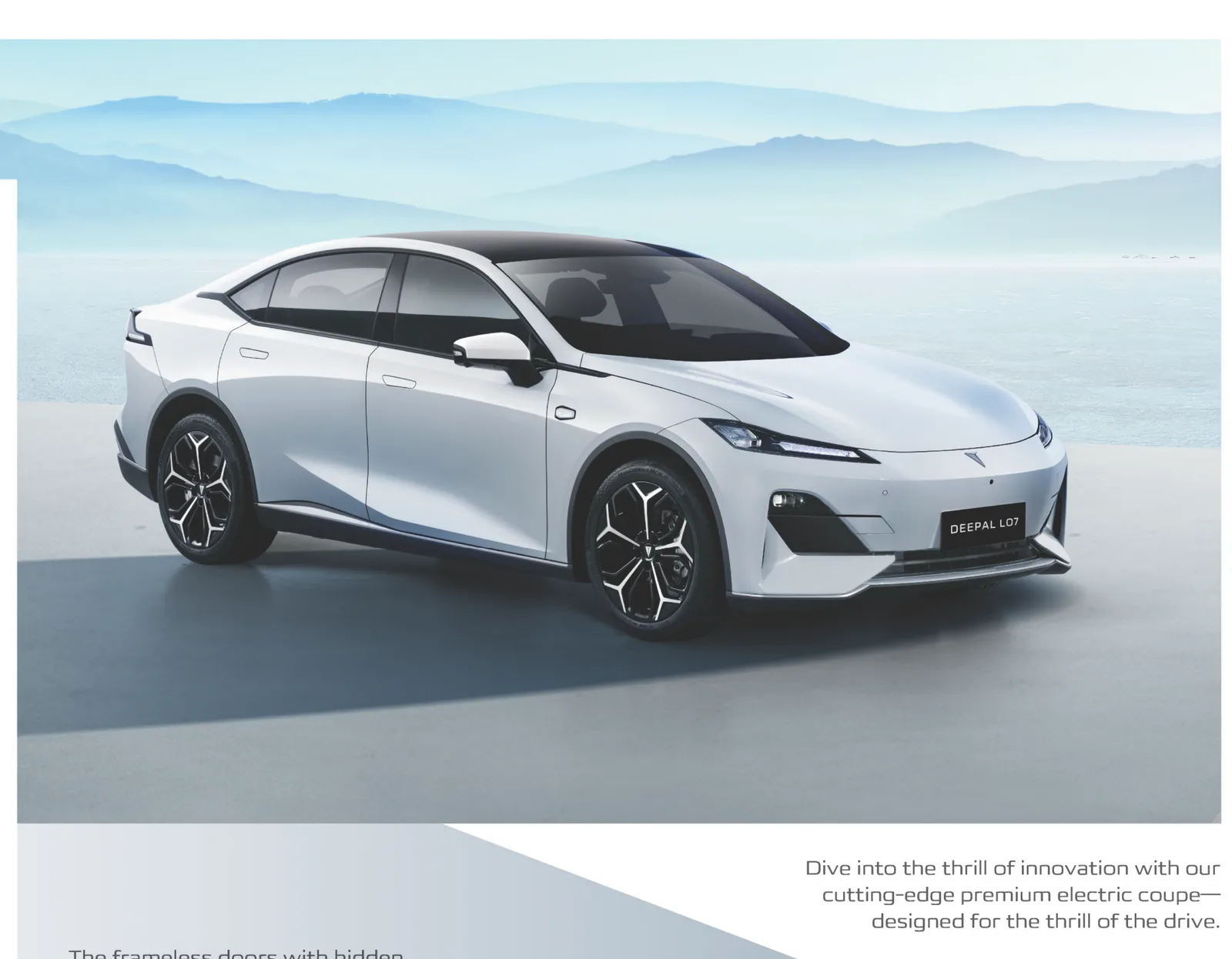 Deepal L07 — premium electric coupe exterior design
