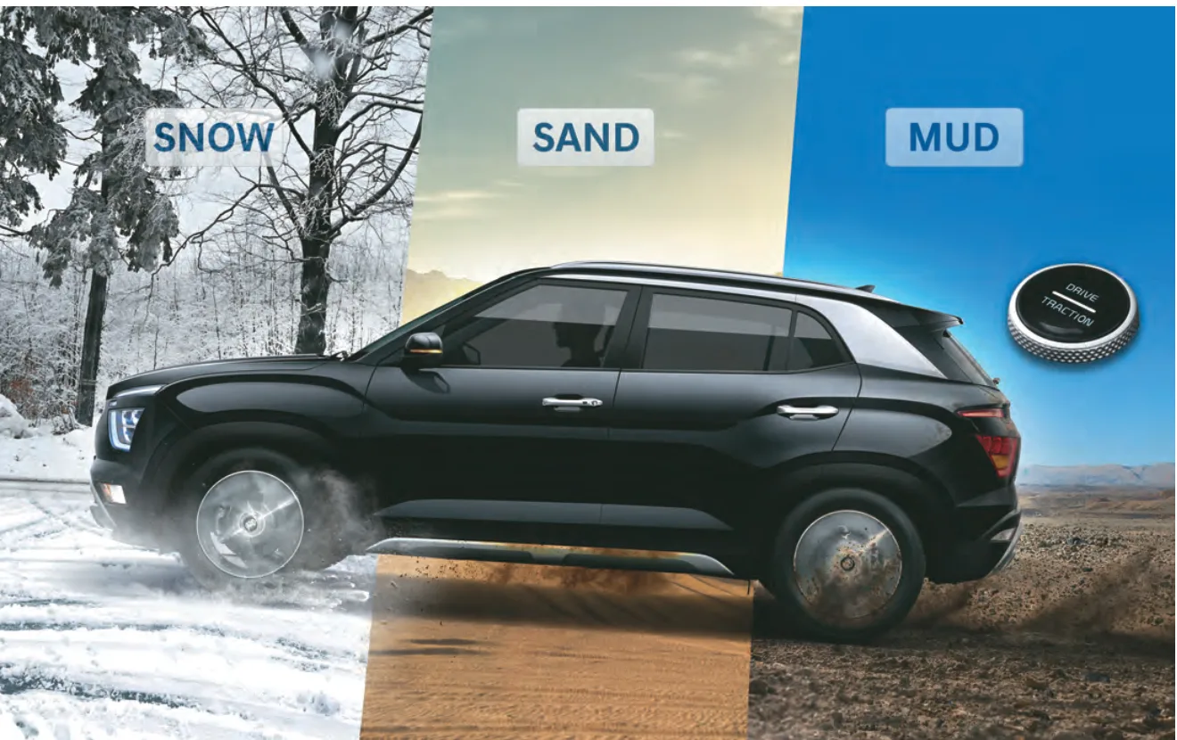 Traction Control Mode — Snow, Sand, Mud
