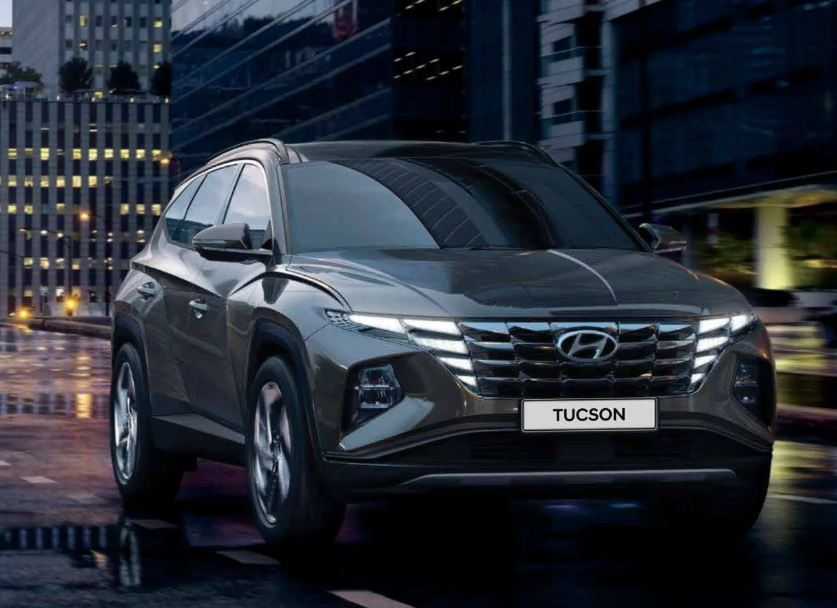 Hyundai Tucson — parametric jewel front grille design