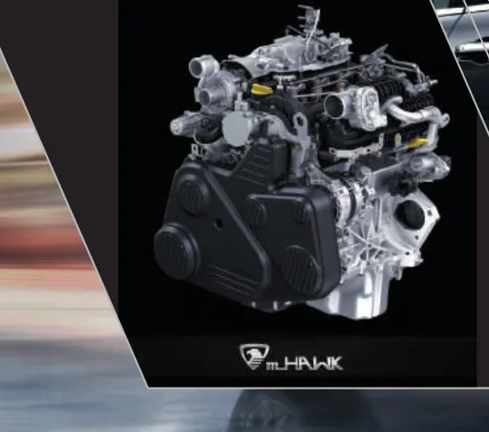 2.2L mHawk diesel engine — 128.6 kW, 400 Nm, 6-speed automatic