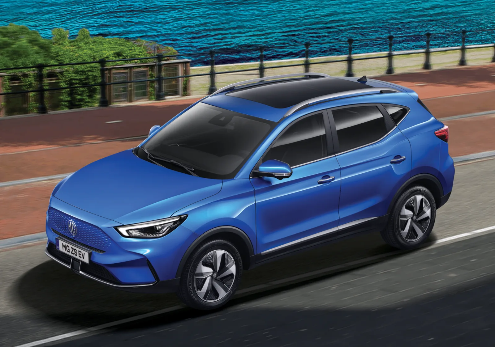 MG ZS EV — crossover SUV exterior design