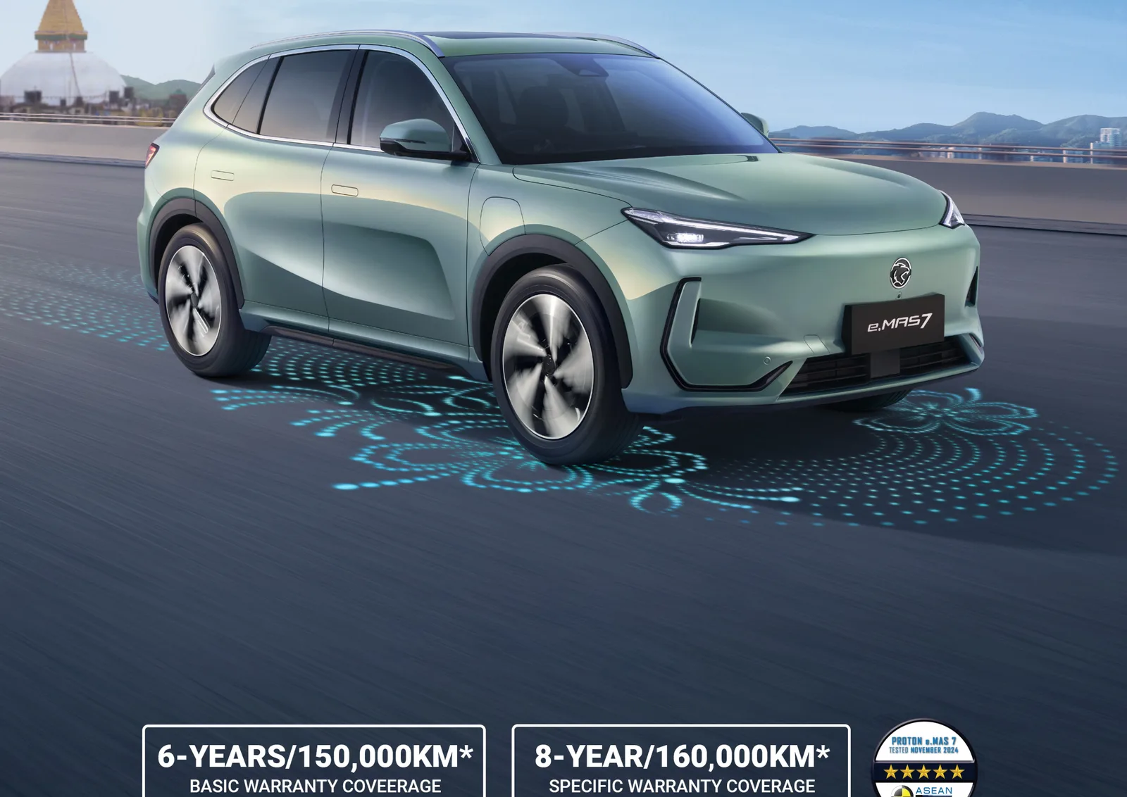 Proton e.MAS 7 — Intelligence That Electrifies SUV exterior design