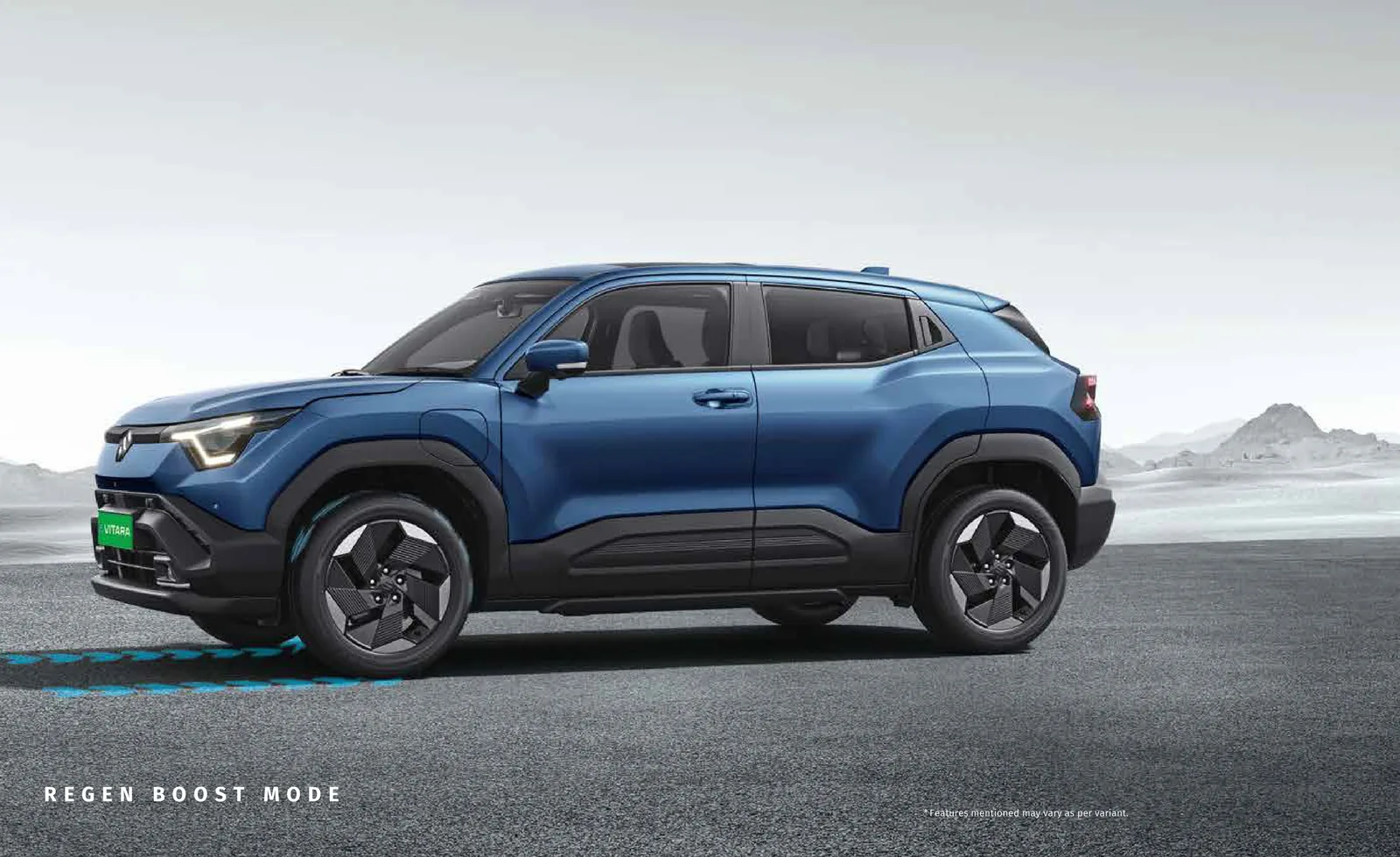 Suzuki e-Vitara — all-electric SUV exterior design