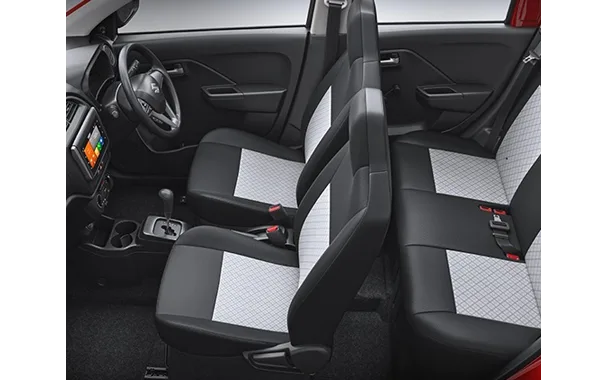 Front and rear seats interior view