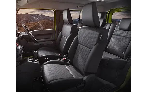 Rear and front seats interior view