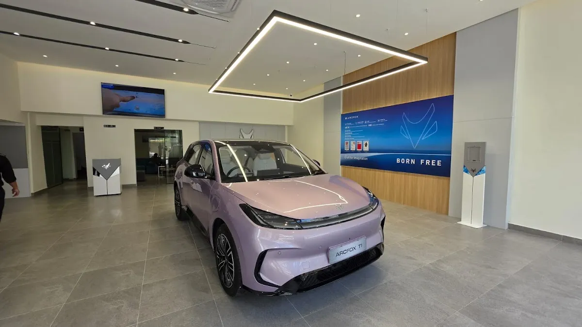 Arcfox showroom in Kathmandu