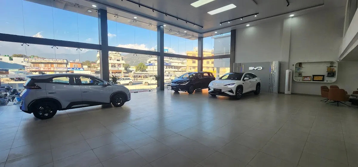 BYD showroom in Pokhara