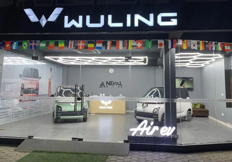 Wuling showroom in Kathmandu